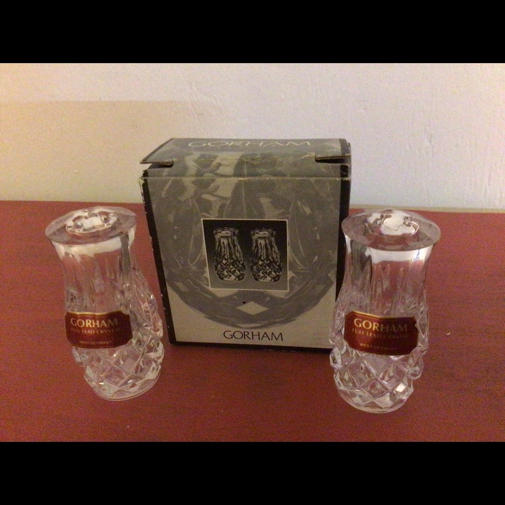 GORHAM Crystal Salt & Pepper Shaker